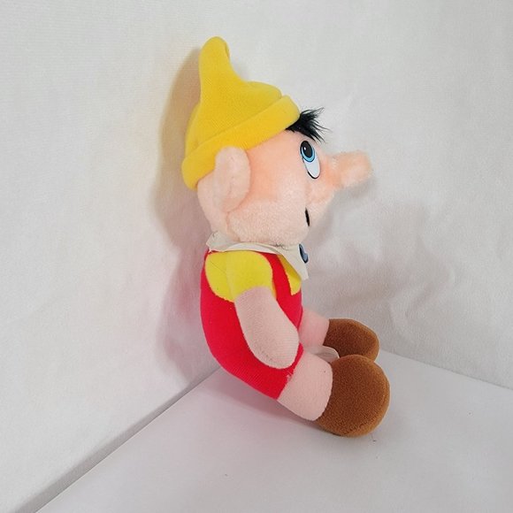 Pinocchio Vintage Walt Disney's Productions Classic Plush Stuffed Doll Toy 7" - Picture 4 of 8